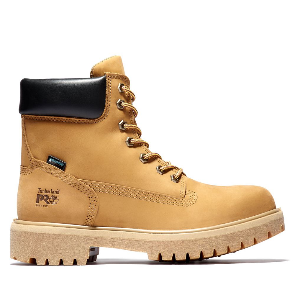 Bocanci Pro Timberland Barbati Maro - Direct Attach 6" Soft Toe - Romania - PVFKUM829